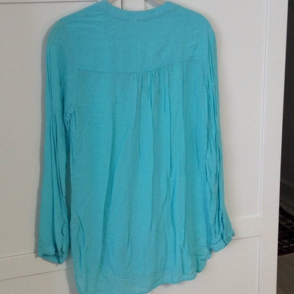 Cloth and Stone Aqua color tunic xs - Picture 4 of 4